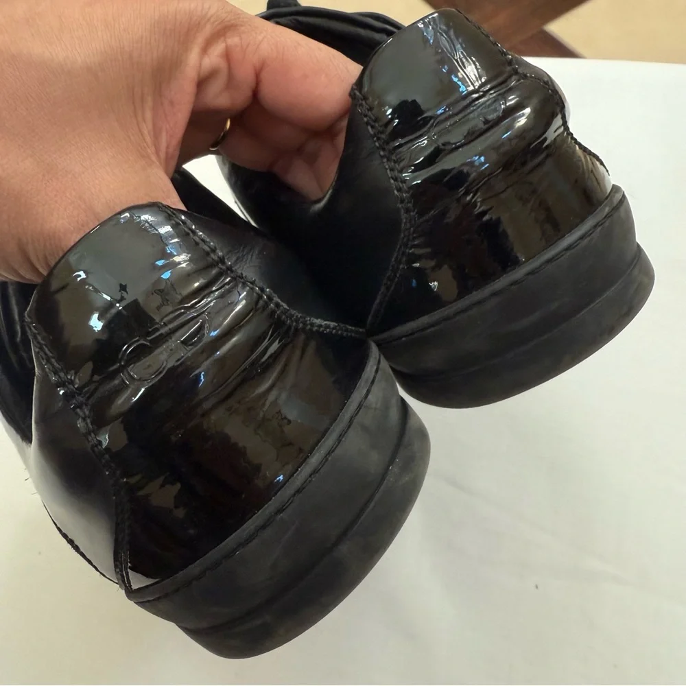 Dior Black Sneakers Sleek Leather Design - Picture 7 of 15